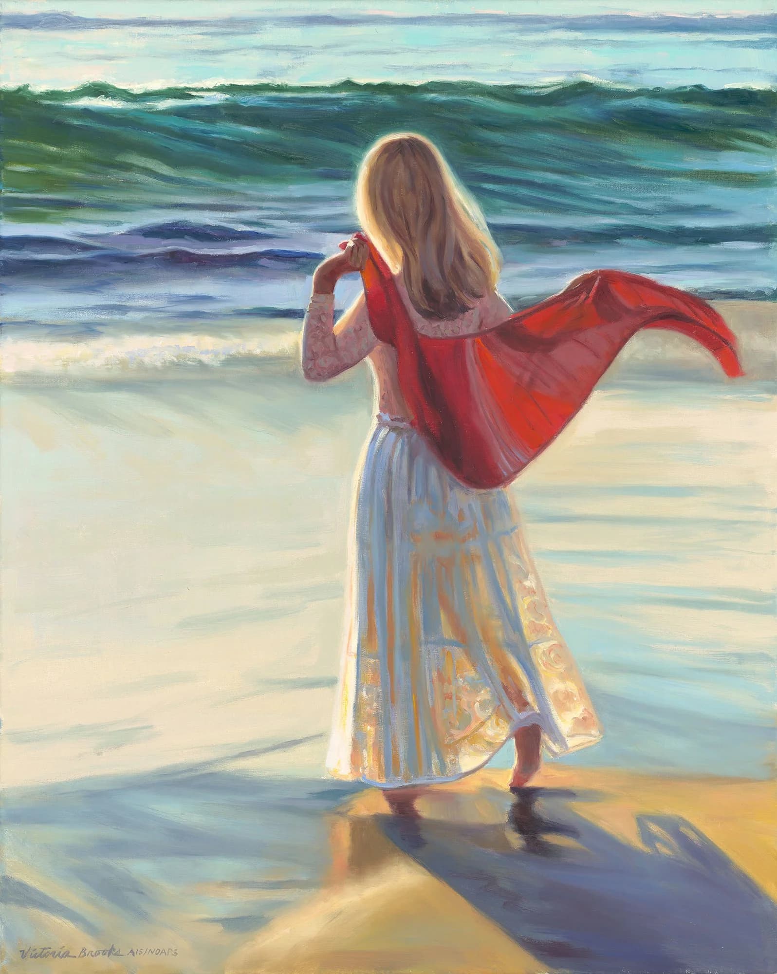 A Glowing Evening — oil painting by Victoria Brooks
