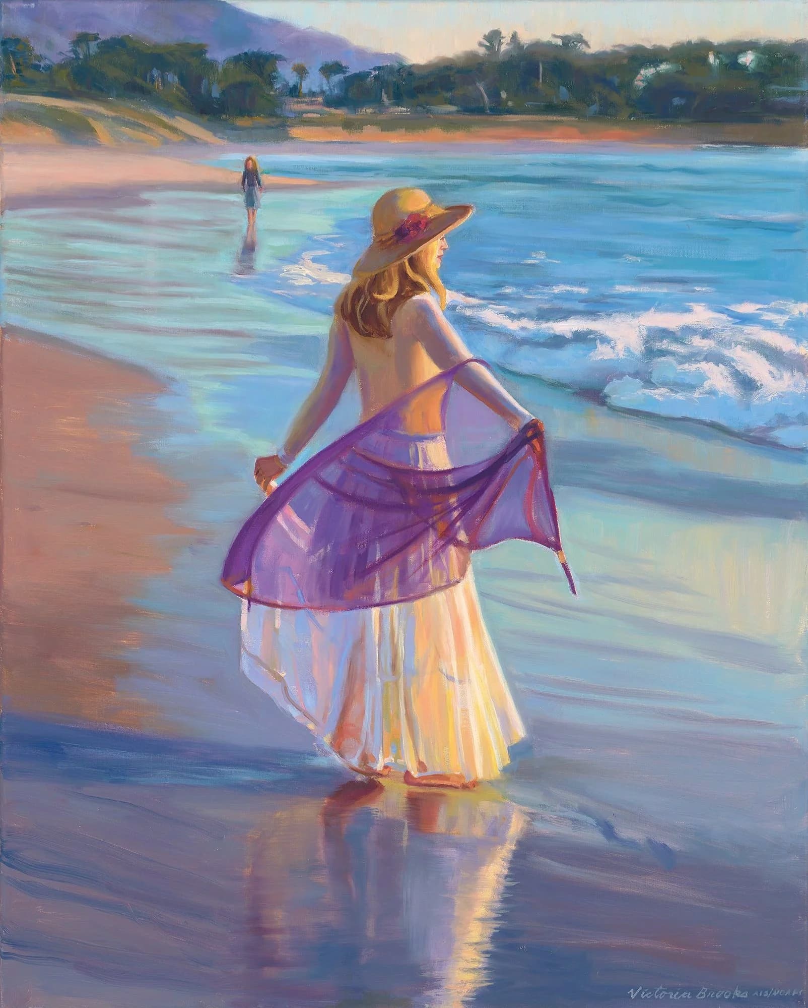 Amethyst Evening — oil painting by Victoria Brooks