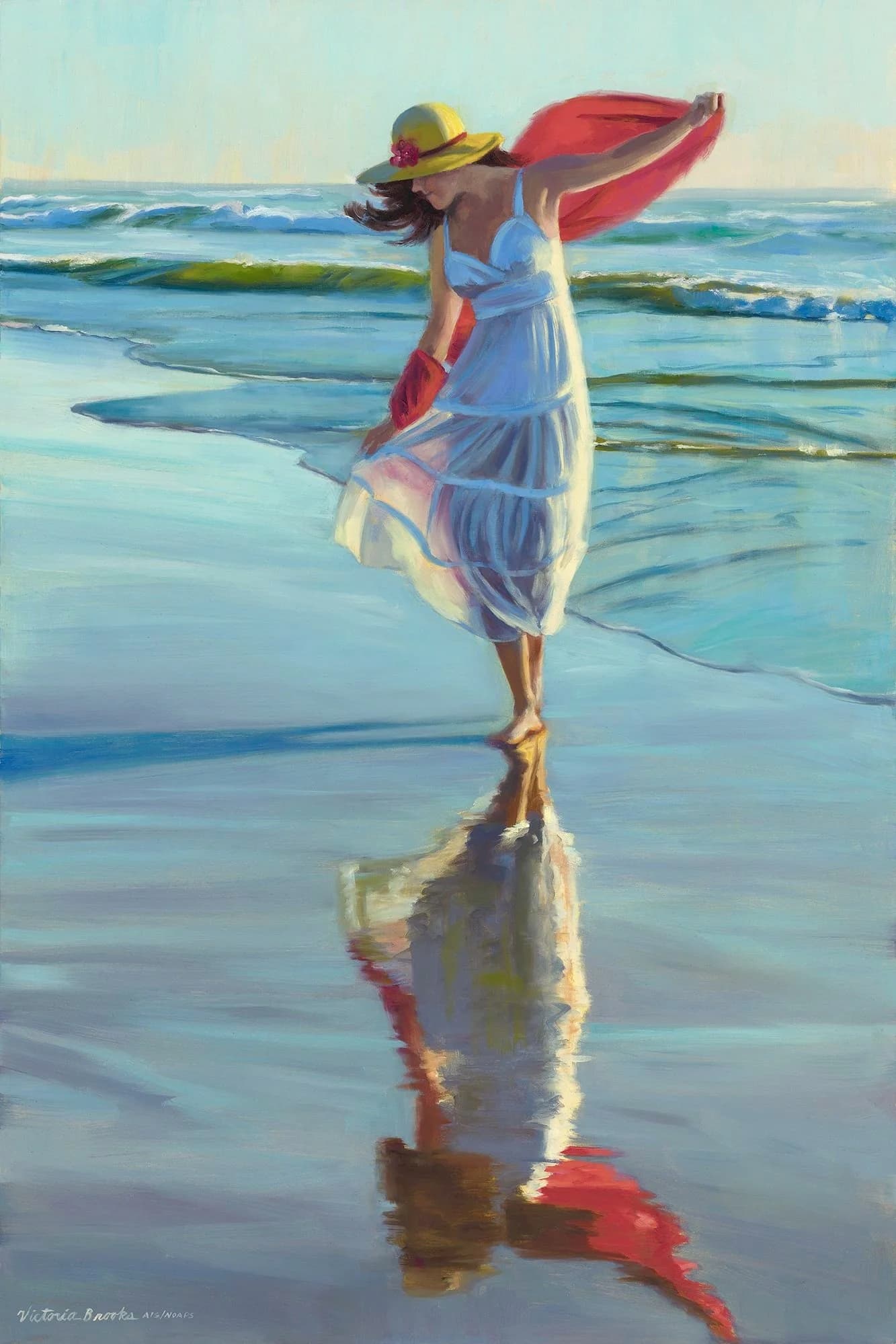 Freedom Reflection — oil painting by Victoria Brooks