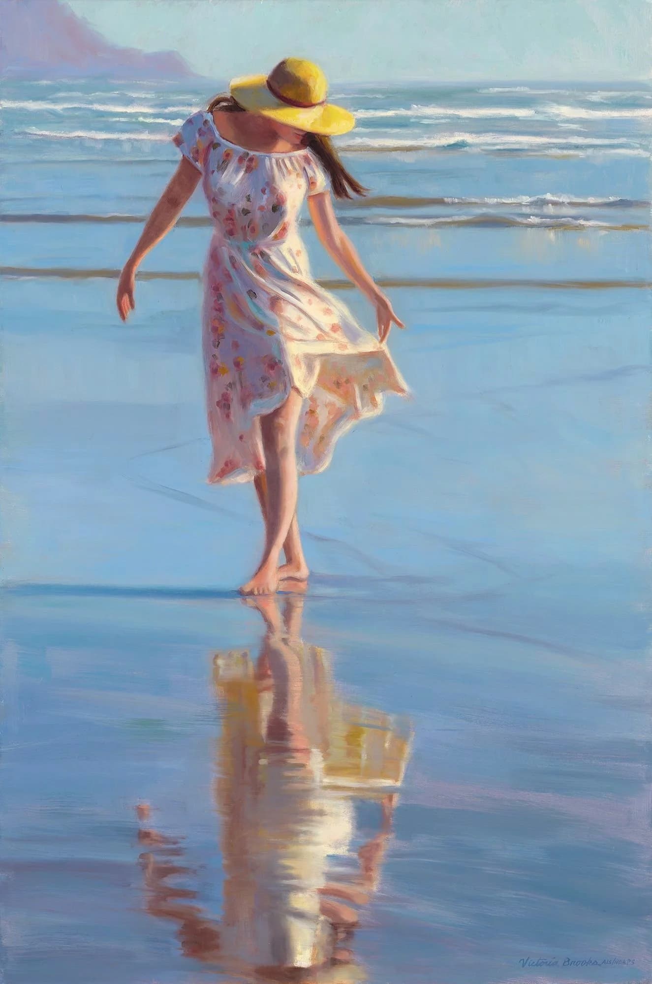 Graceful Reflections — oil painting by Victoria Brooks