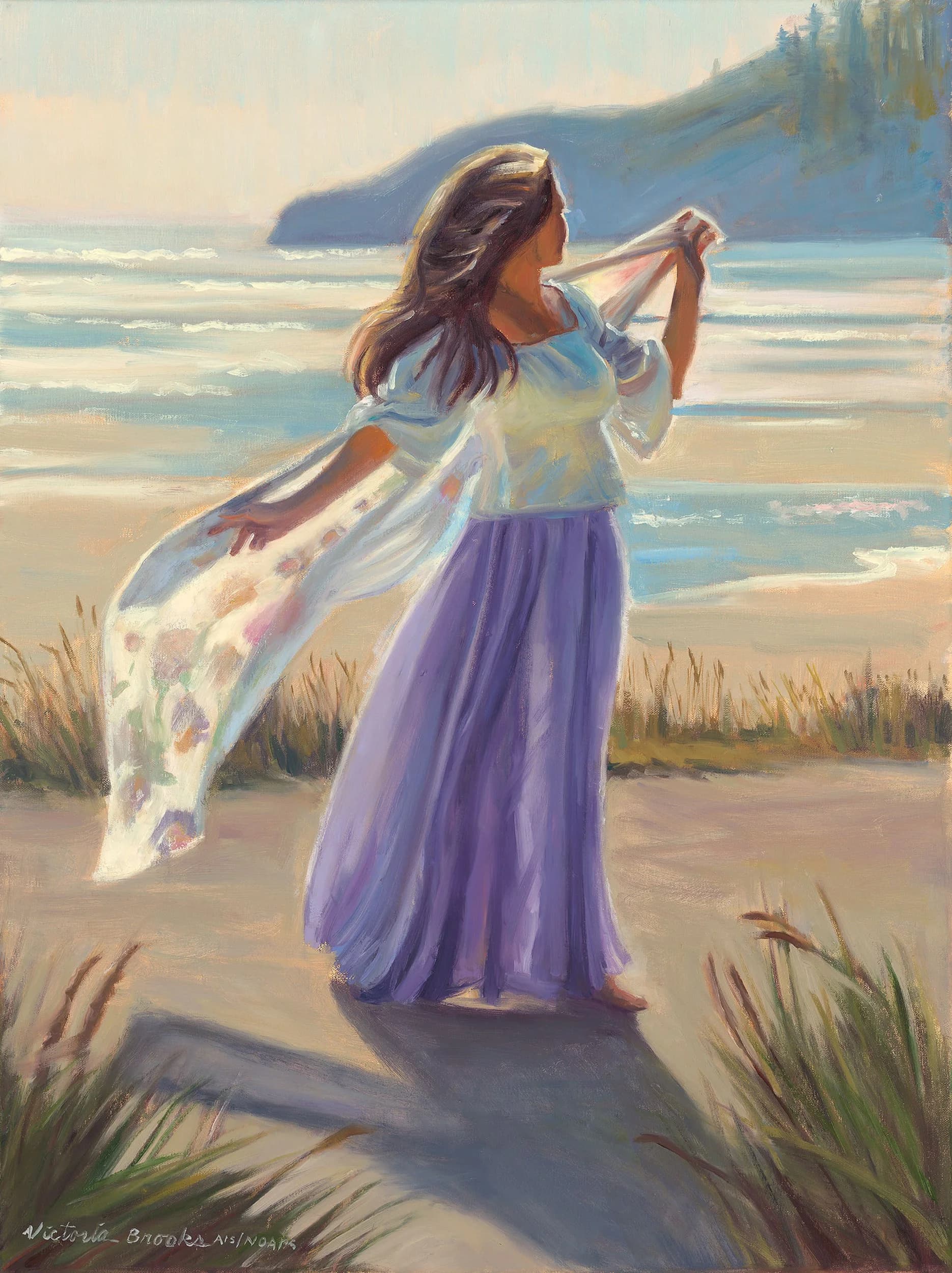 Lavender Lovely — oil painting by Victoria Brooks