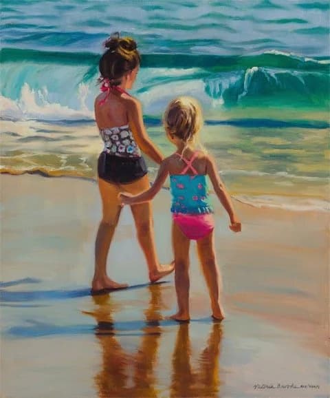 Sea Power — oil painting by Victoria Brooks