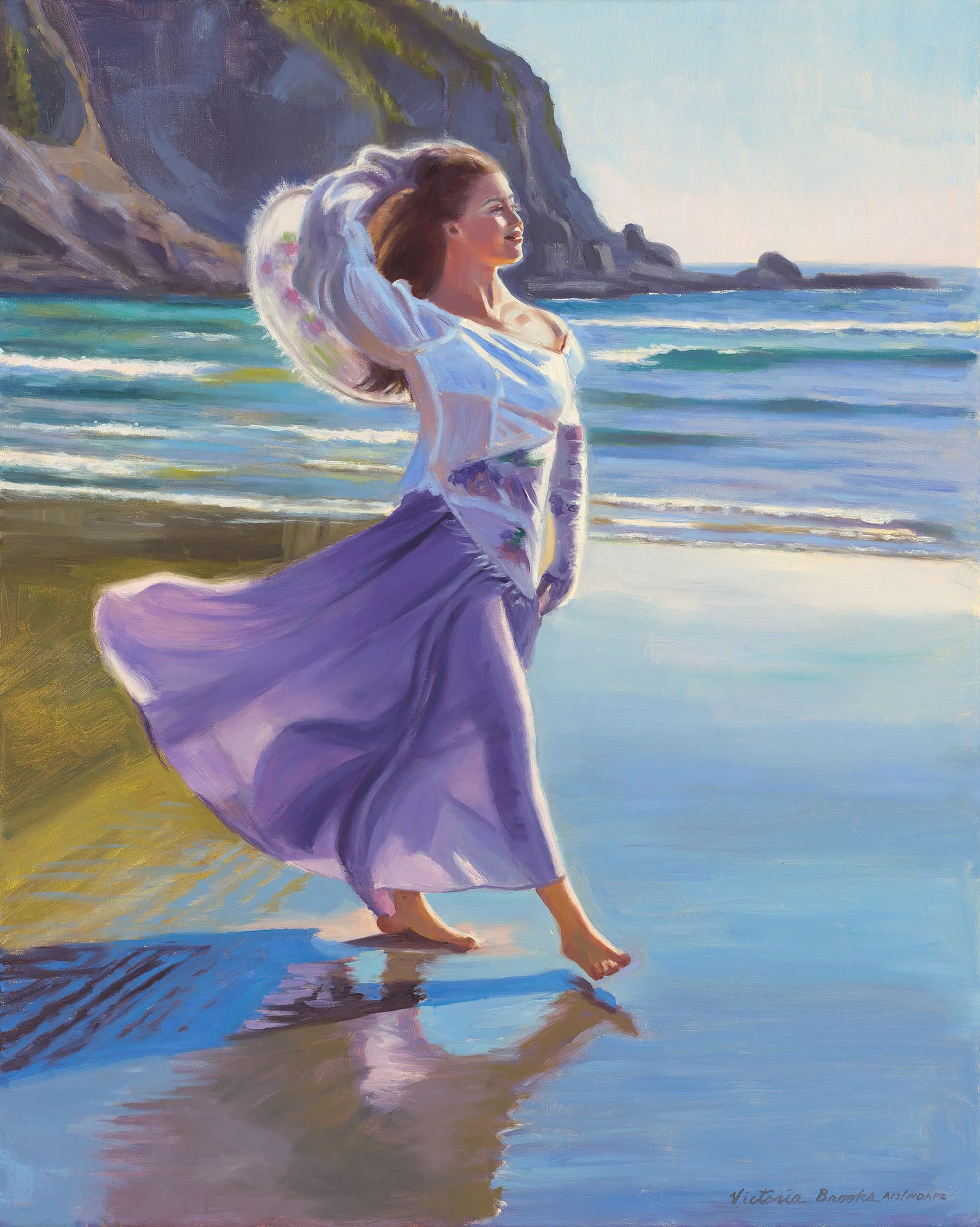 Sea Princess — oil painting by Victoria Brooks