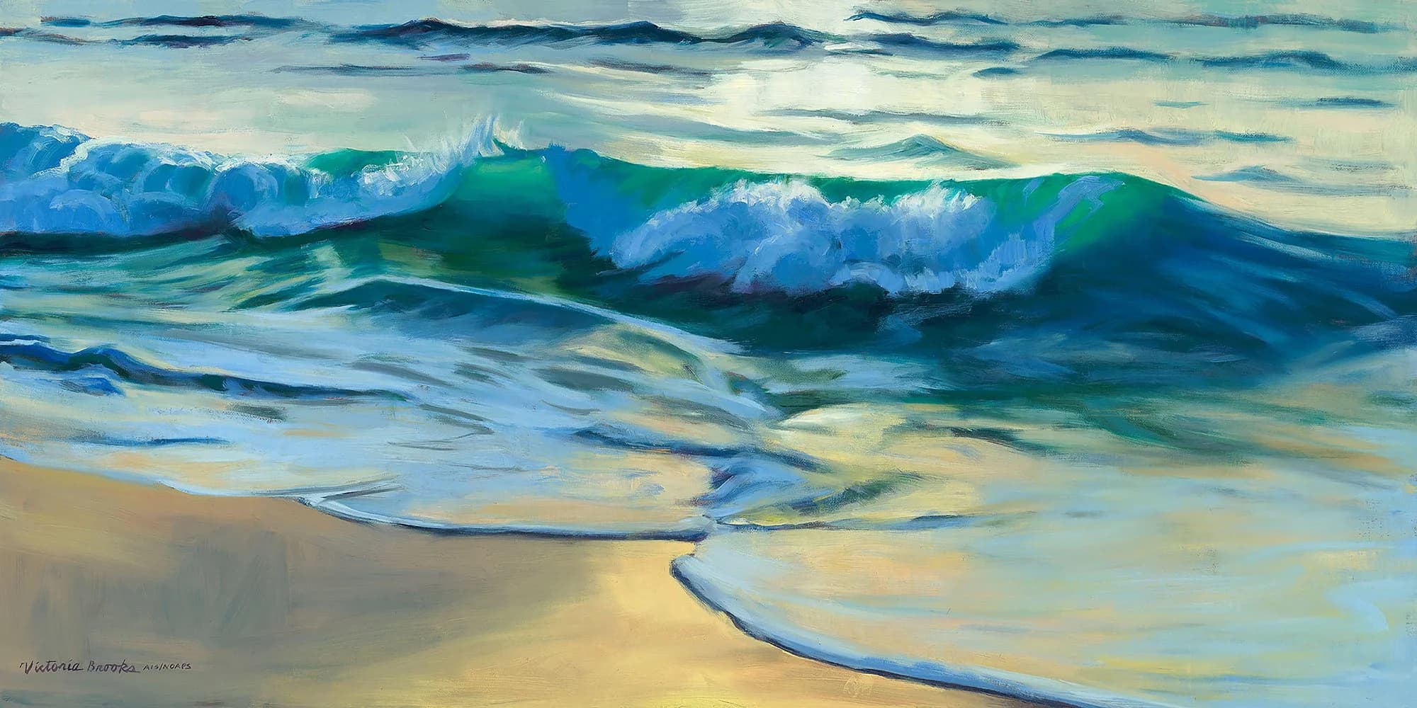 Exhilaration — oil painting by Victoria Brooks