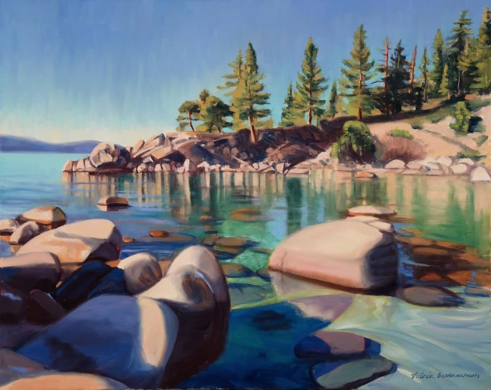Secret Cove — oil painting by Victoria Brooks