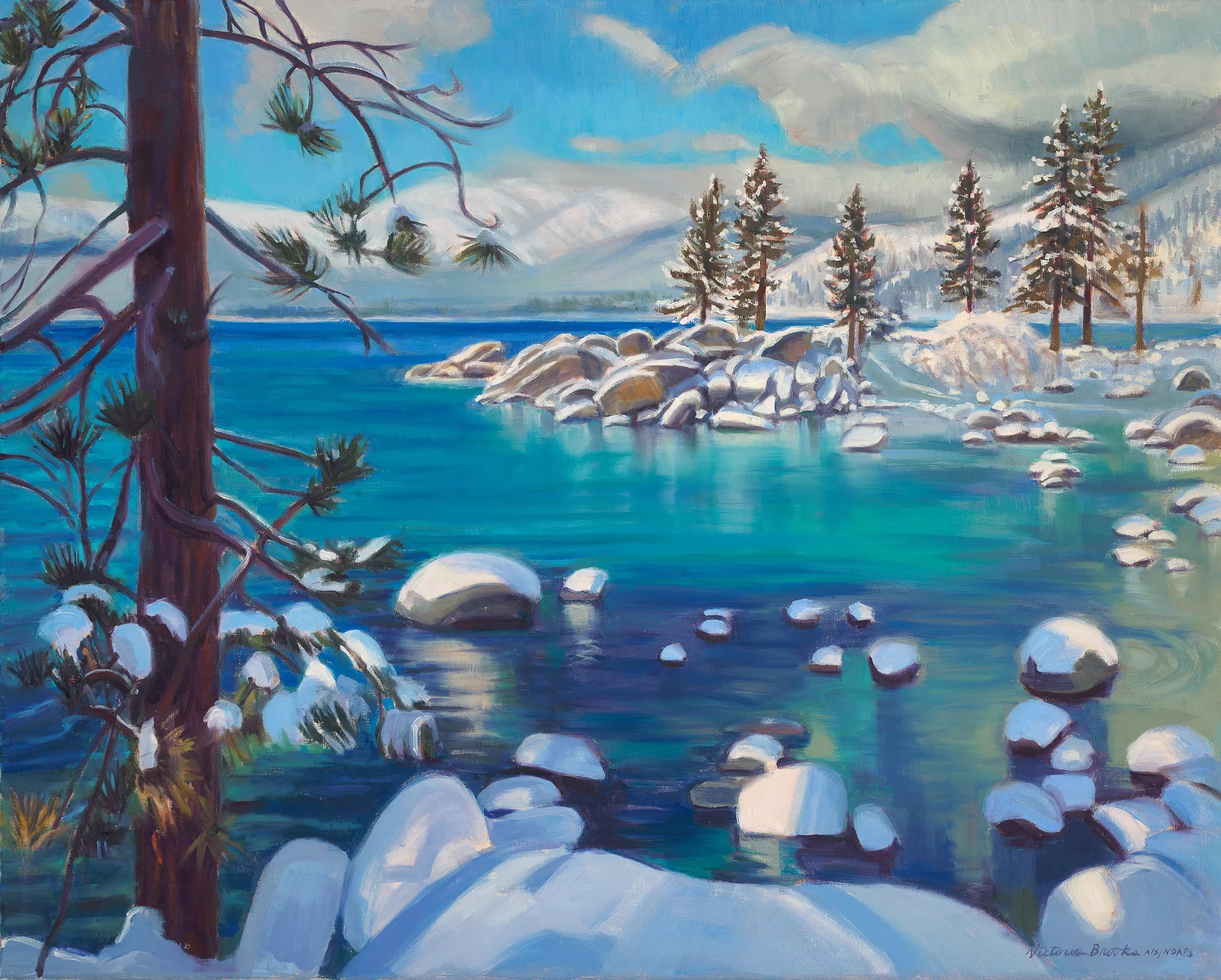 Tahoe Enchantment — oil painting by Victoria Brooks