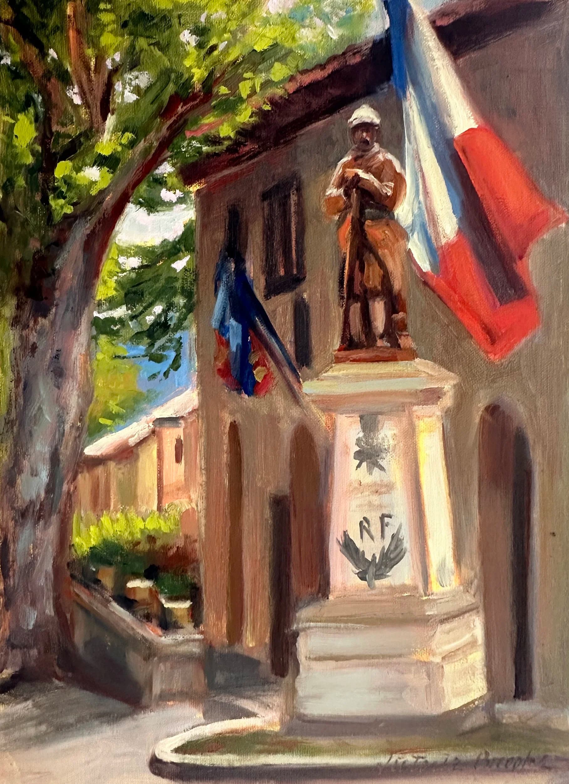 Beaumont Monument — oil painting by Victoria Brooks