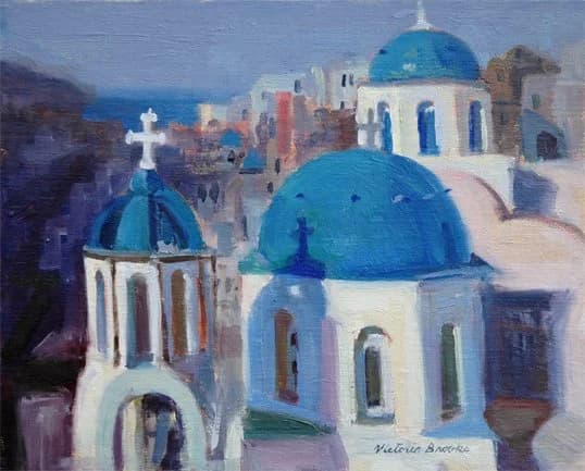Cross Shadow — oil painting by Victoria Brooks