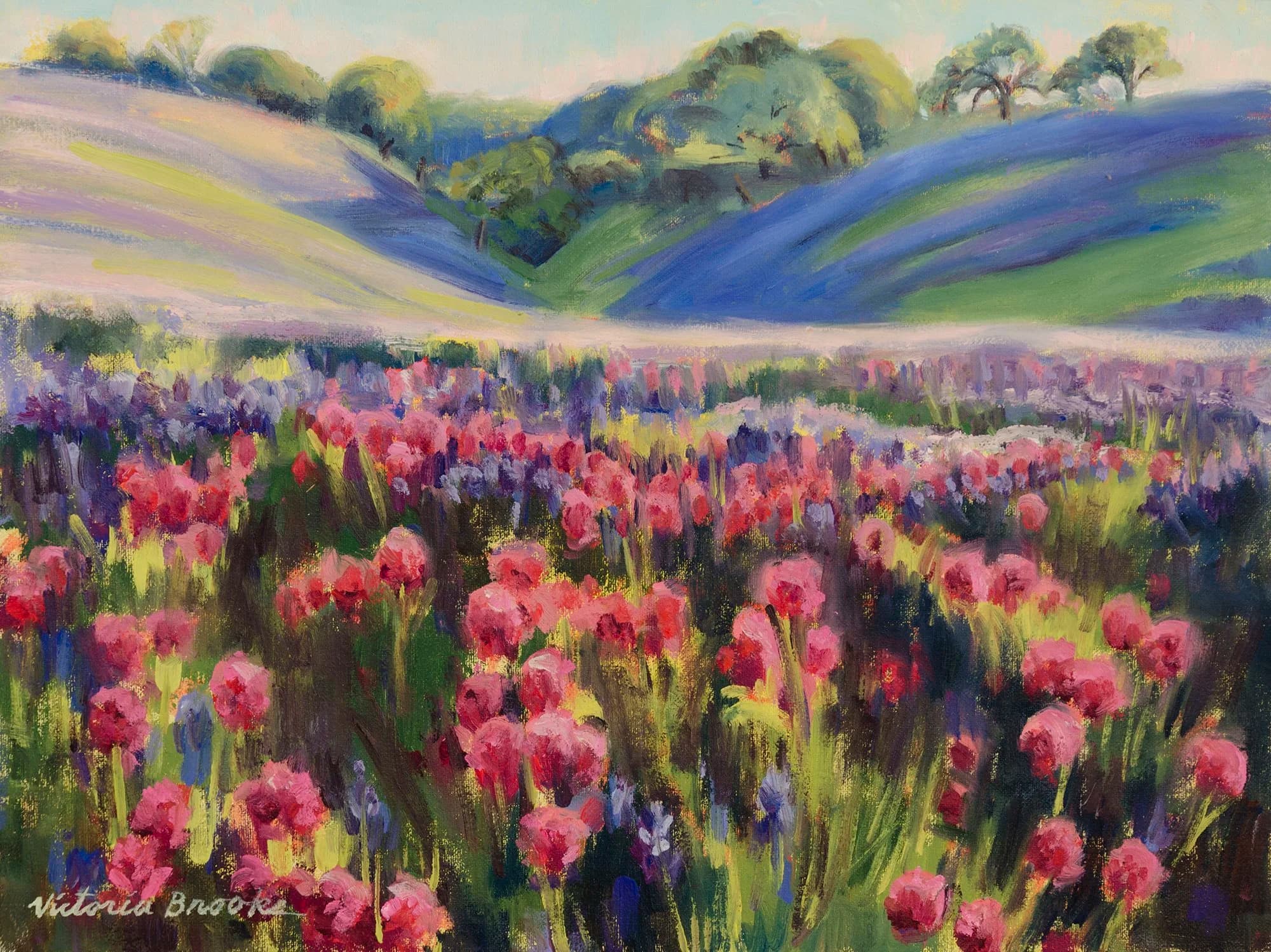 Spring Kiss — oil painting by Victoria Brooks