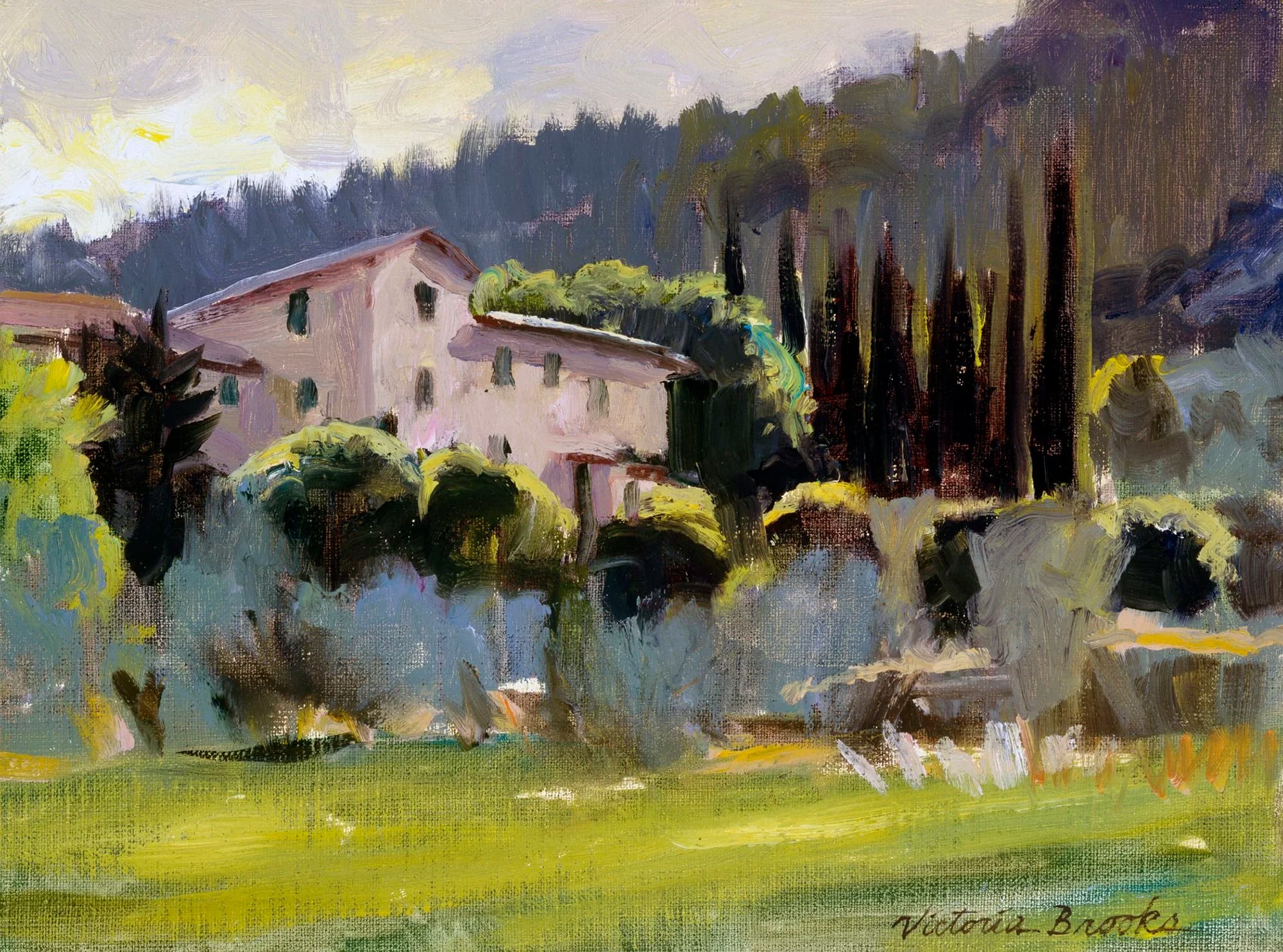 Torrey Abbey — oil painting by Victoria Brooks
