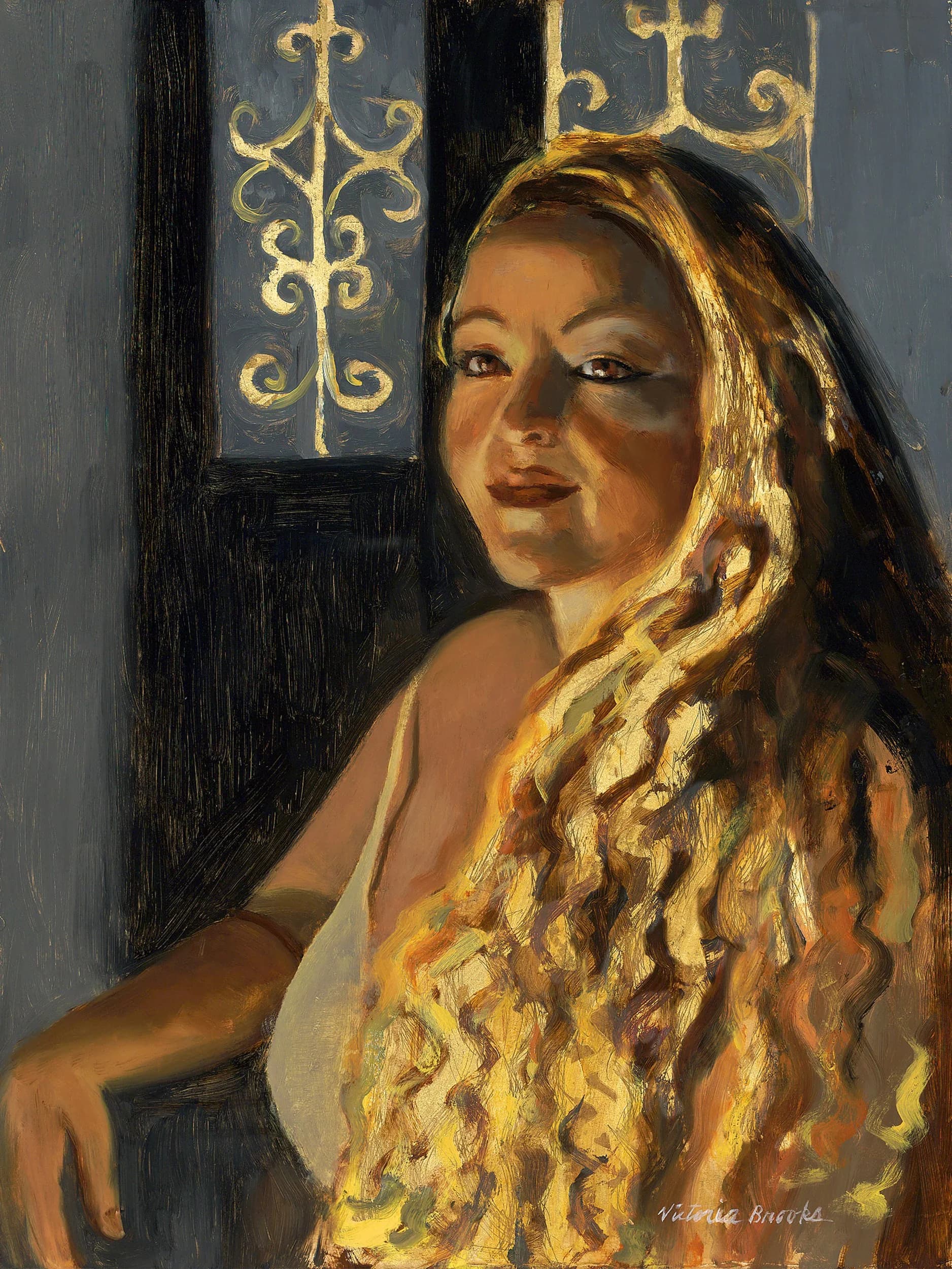 Flaming Mane — oil painting by Victoria Brooks
