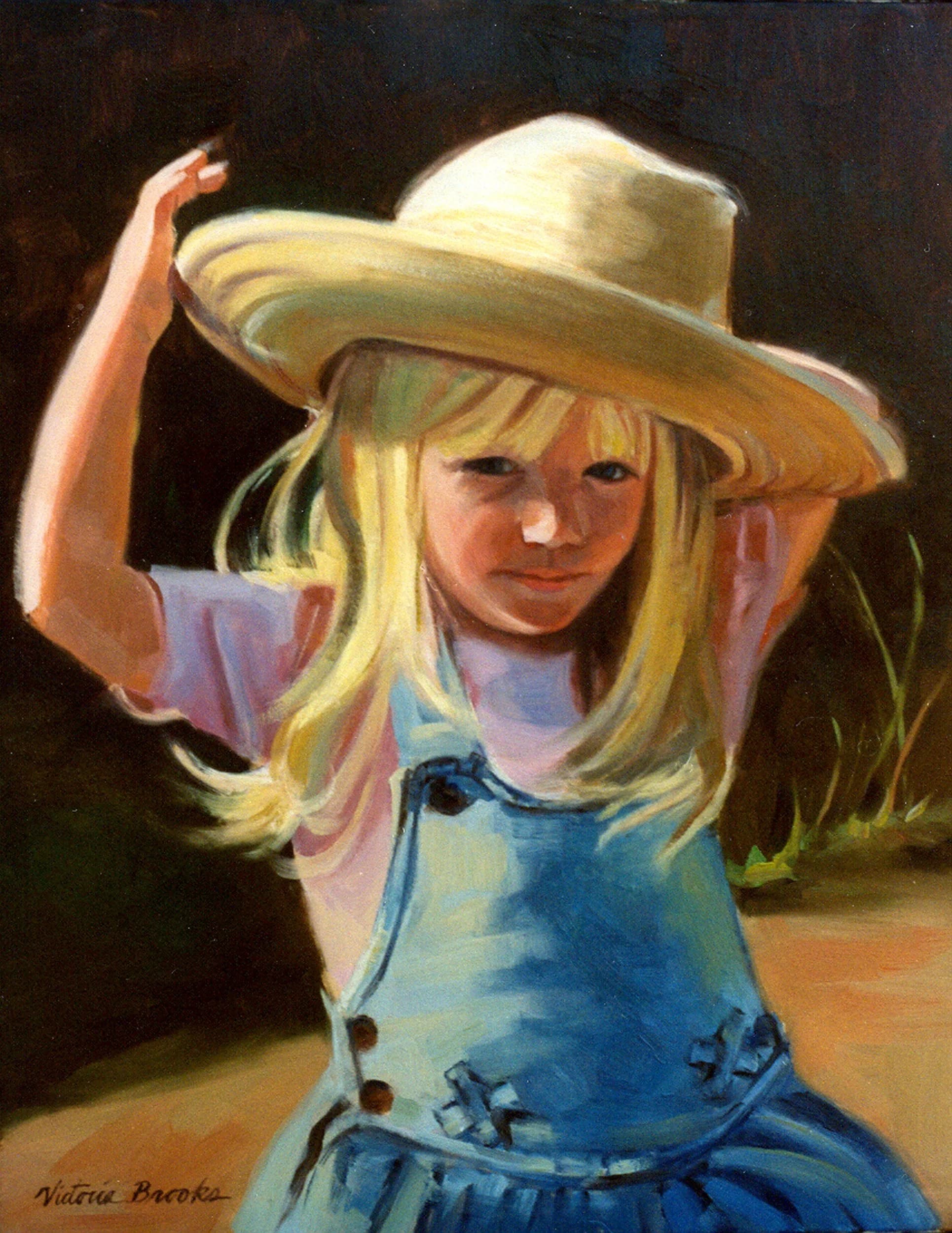 Howdy Partner — oil painting by Victoria Brooks