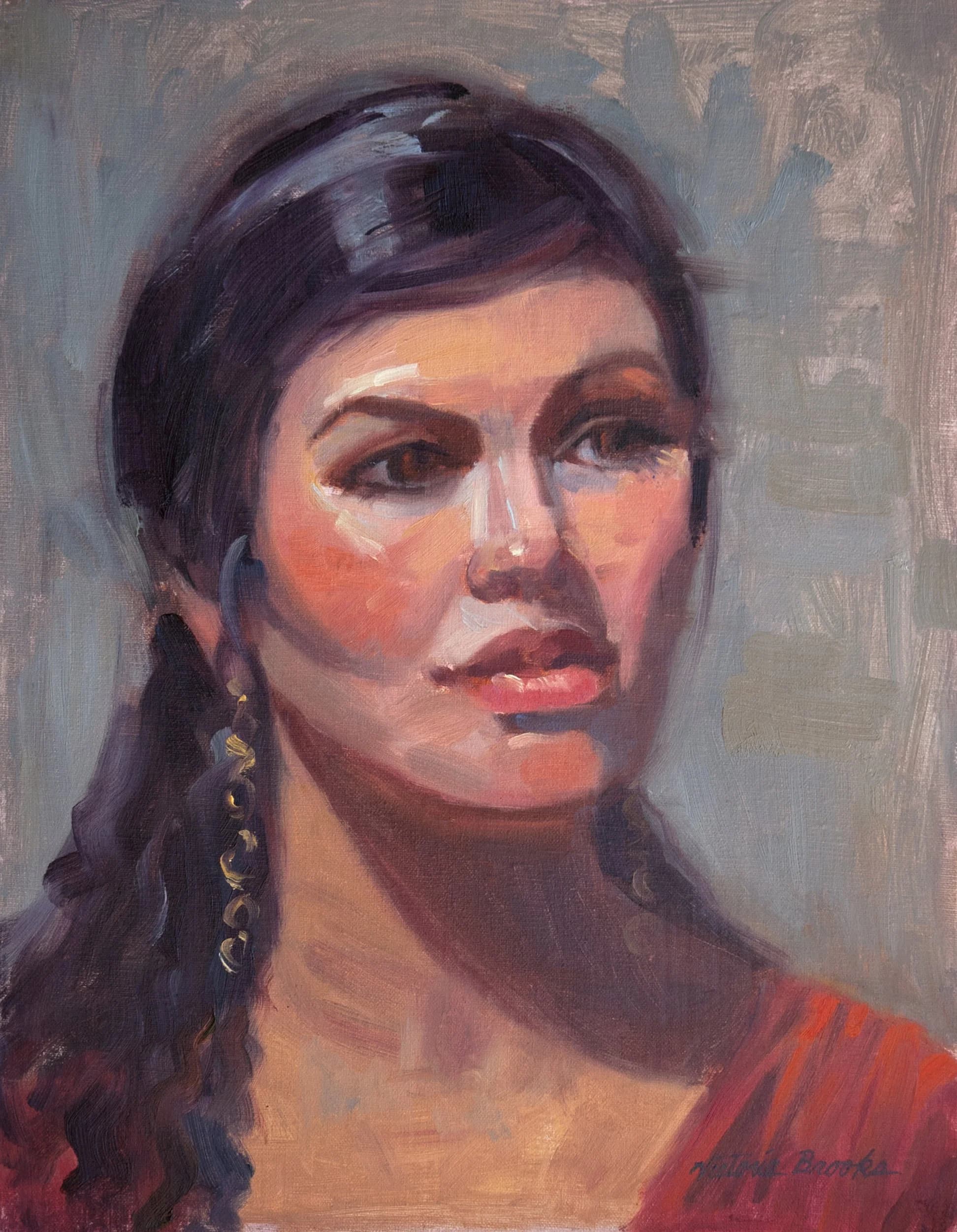 Lovely — oil painting by Victoria Brooks